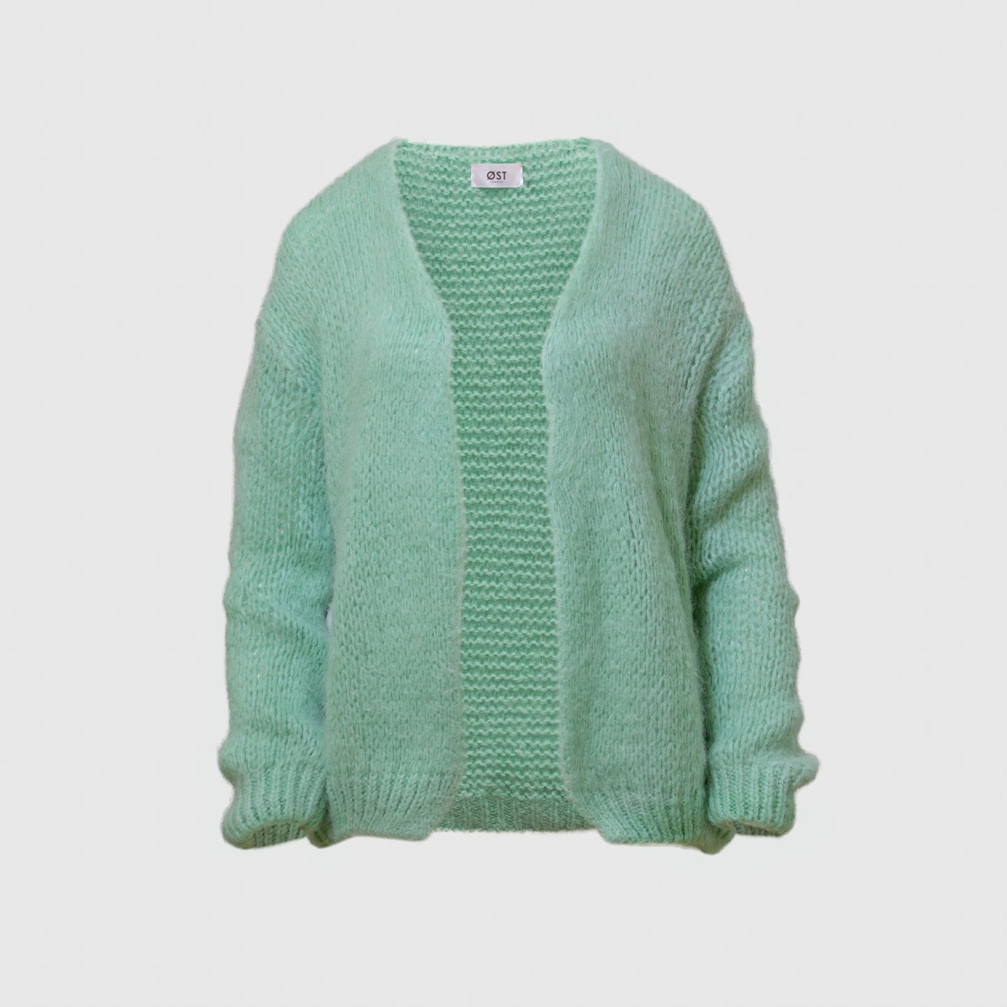 Mohair Cardigan Mint Green